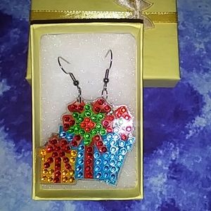 Presents Earrings-Hand crafted